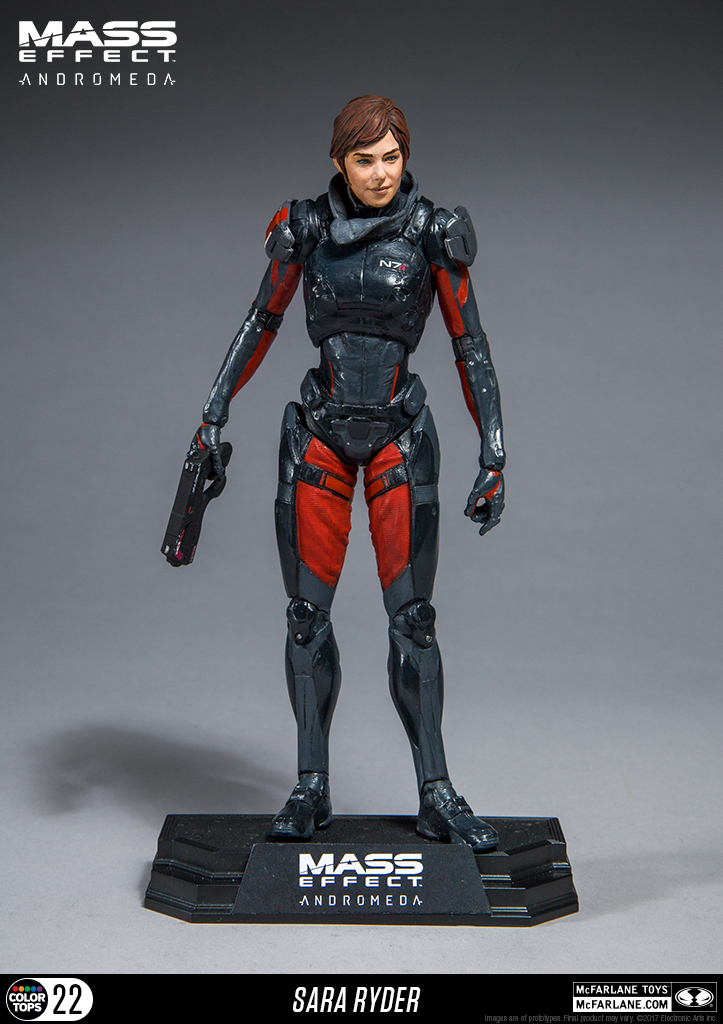 McFarlane Toys Mass Effect Andromeda Sara & Scott Ryder New Figure Images