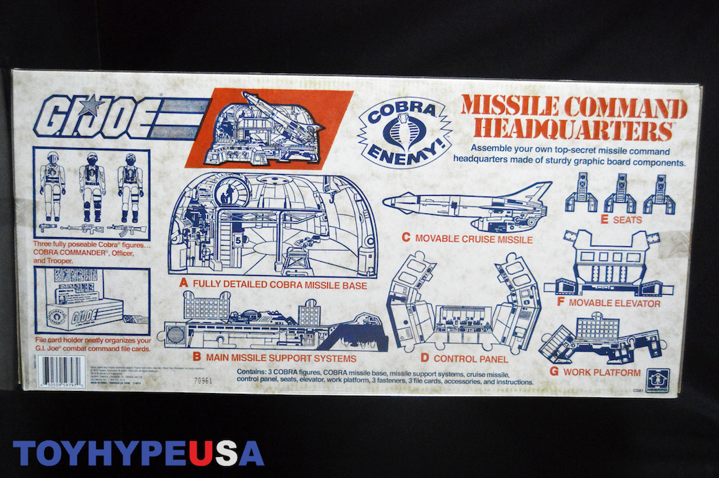 Hasbro SDCC 2017 Exclusive G.I. Joe Cobra Missile Command Headquarters ...