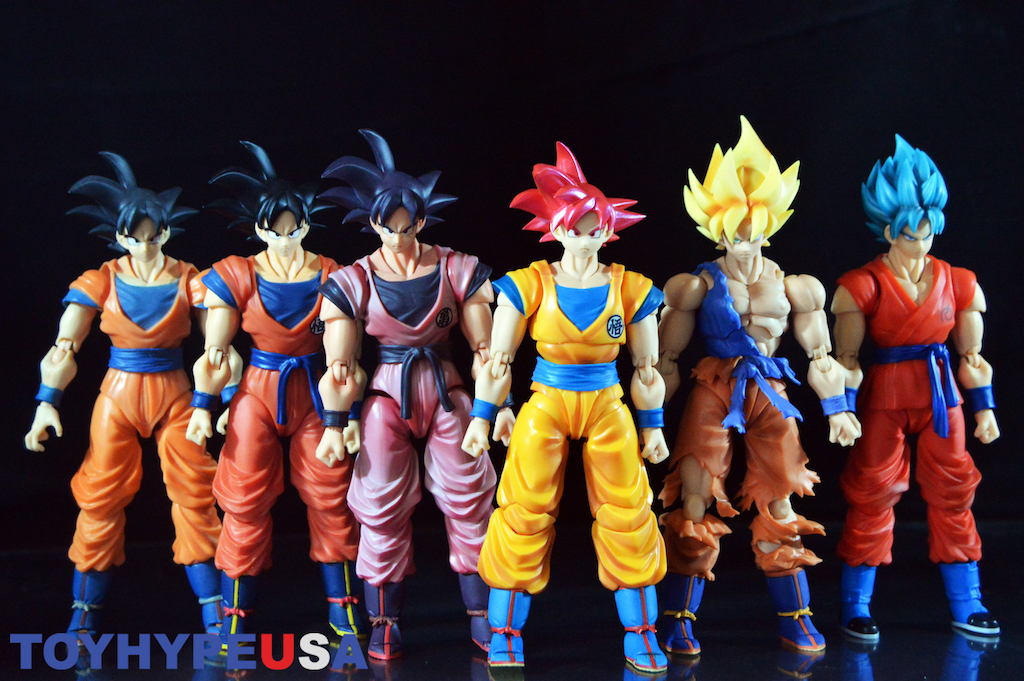 Sh Figuarts Dragonball Z Super Saiyan God Goku Figure Review 7278