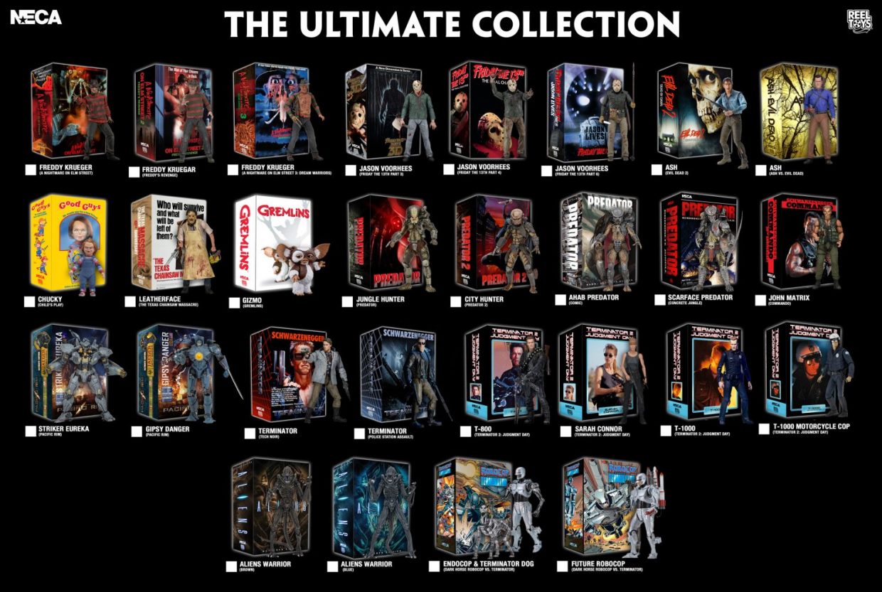 NECA Toys 5 Days Of Downloads - New Visual Guides For 2017