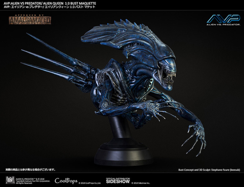 CoolProps Alien Vs Predator Alien Queen Bust Pre-Orders