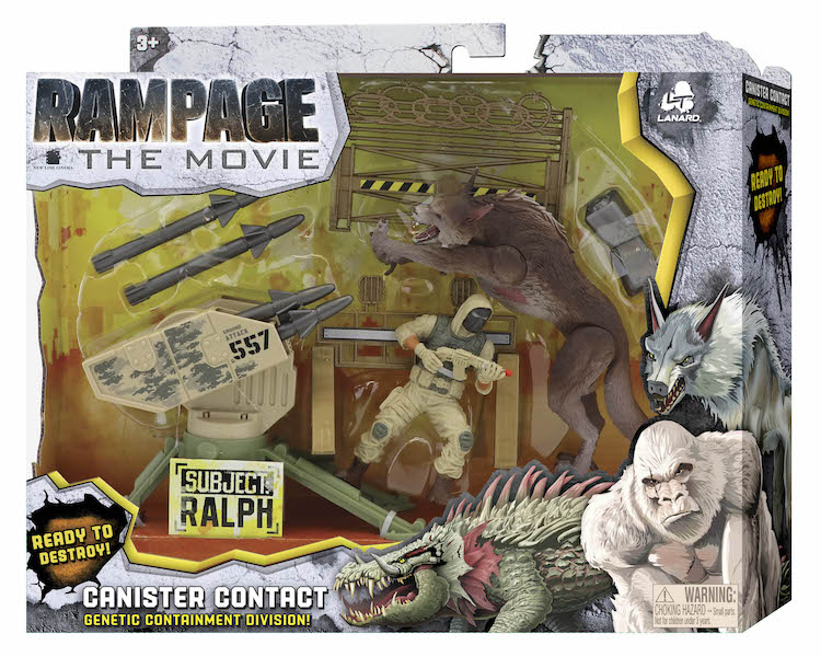 Rampage Movie Toys Exclusively At Wal-Mart