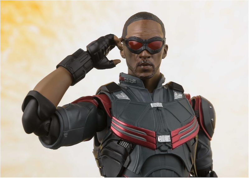 SH Figuarts Avengers Falcon Infinity War Action Figure Bandai Marvel Excellent