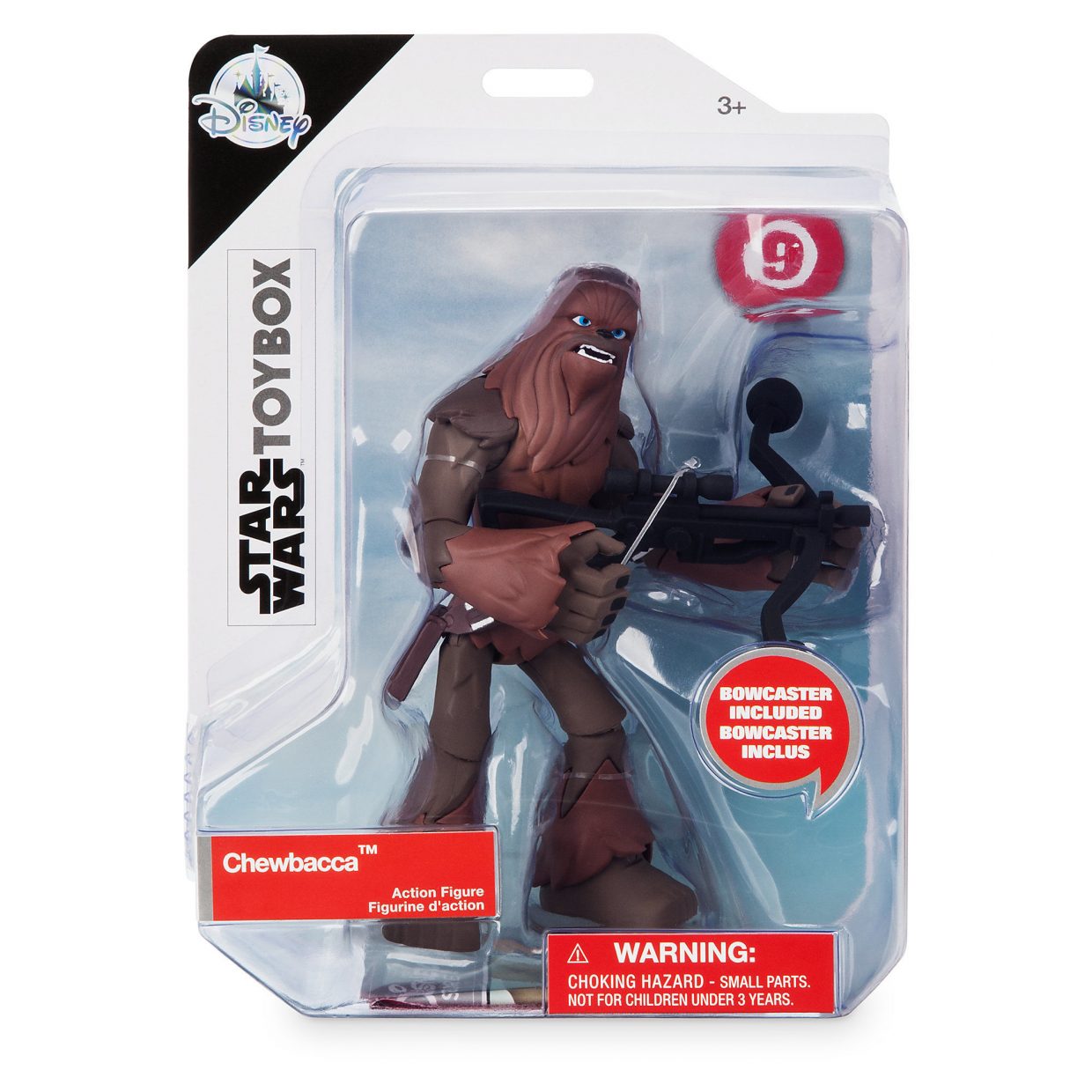 Disney Store Exclusive Star Wars Toy Box Chewbacca & Han Solo Figures