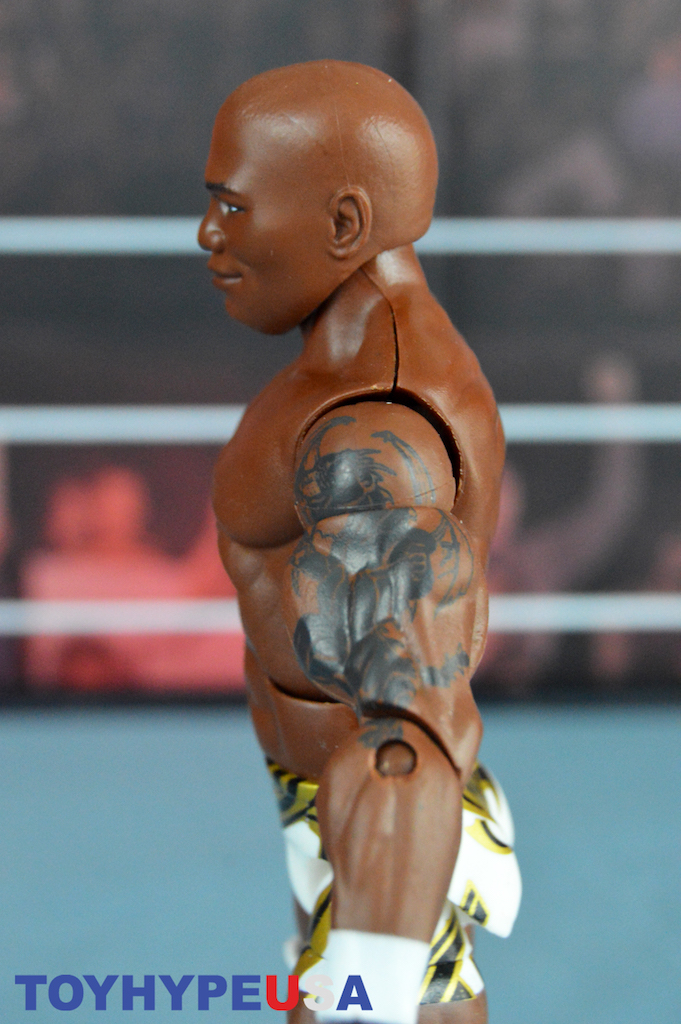 FIGURINE ARTICULÉE WWE Shelton Benjamin Elite Series 63 Mattel avec