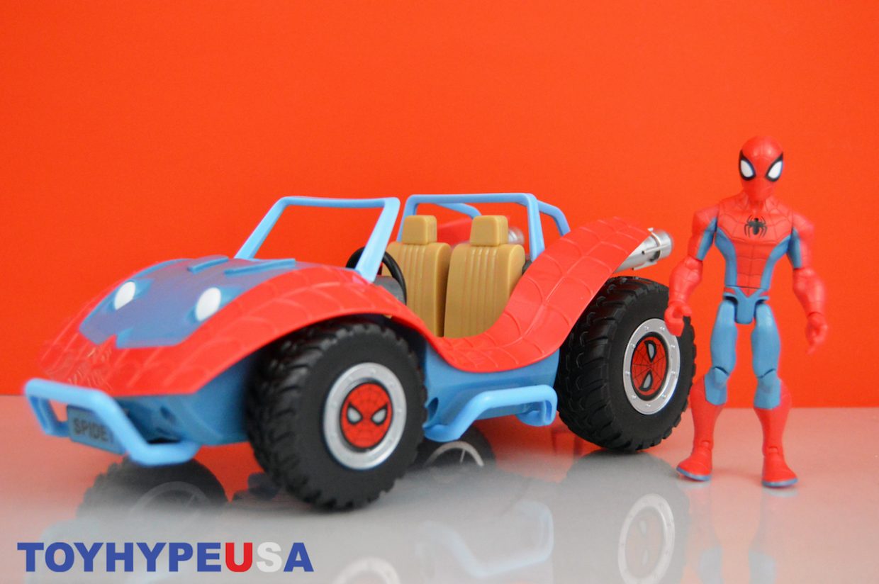 Disney Store Exclusive Marvel Toy Box SpiderMobile & SpiderMan Figure