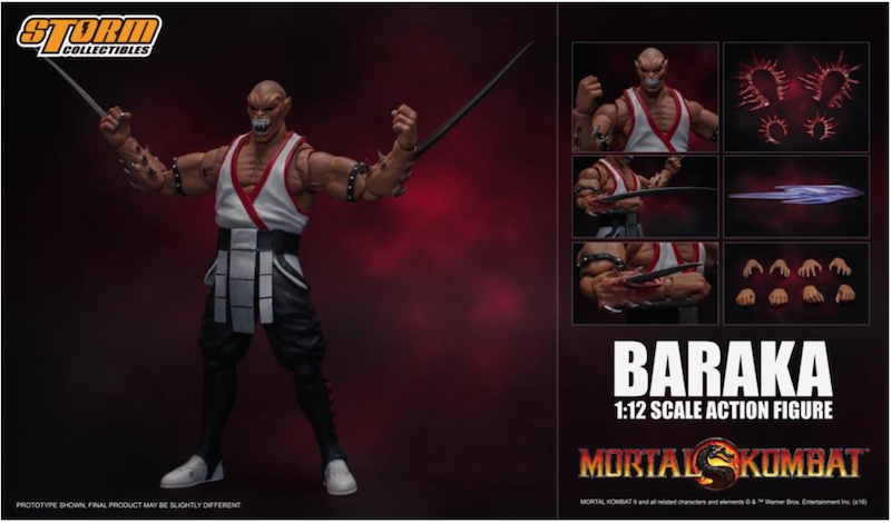 Mortal Kombat VS Series Baraka 1/12 Scale Figure Video Review And