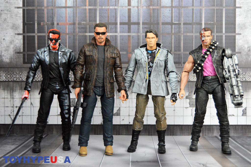 NECA Toys Terminator Dark Fate Sarah Connor T 800 Figures Review NECA Toys Terminator Dark Fate Sarah Connor T 800 Figures Review