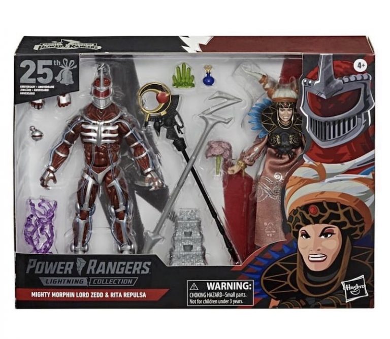 Power Rangers Rita R Figure Hasbro Mighty Morphin Power Rangers – Lord Zedd & Rita Figure 2-Pack In ...