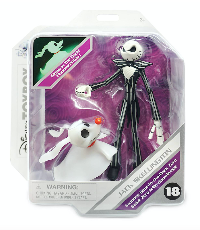 Disney Toybox Jack Skellington Zero Figure Nightmare Before Christmas 2022 Disney Store Exclusive - Disney Toy Box Jack Skellington Action Figure With  Zero Set