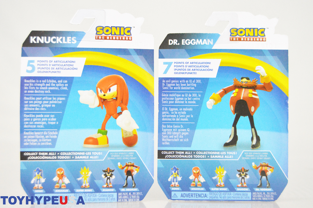 Jakks Pacific Sonic The Hedgehog 4" Articulated Figures Wave 1 Review