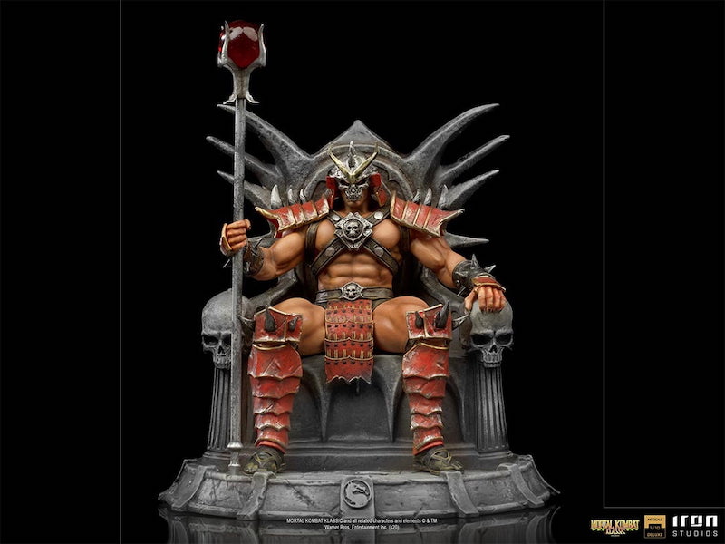 Iron Studios Mortal Kombat Shao Kahn Deluxe Statue PreOrders