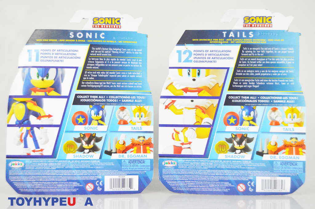 Jakks Pacific Sonic The Hedgehog 4" Articulated Figures Wave 1 Review