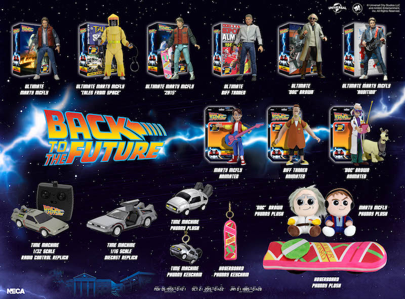 back to the future desktop toys