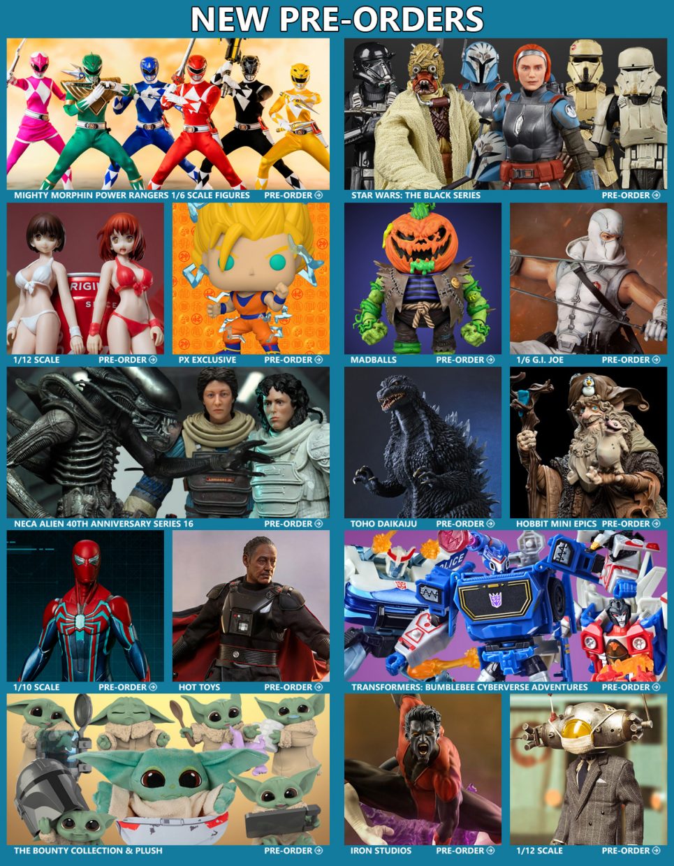 BigBadToyStore News Power Rangers, Star Wars Black Series, DBZ, G.I