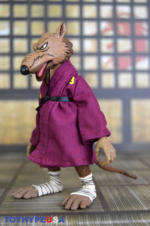 NECA Teenage Mutant Ninja Turtles Splinter & Baxter Stockman - Giochi e