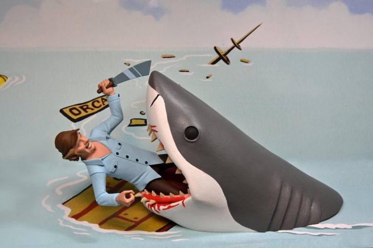 NECA Toys Previews Jaws Toony Terrors Quint & Shark Figures