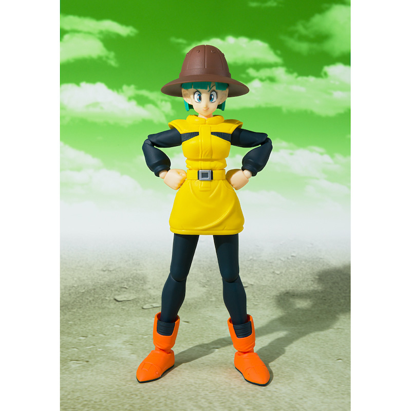 Figurine Bandai SH Figuarts Bulma – Dragon Ball Z, Voyage Namek, 23 Cm
