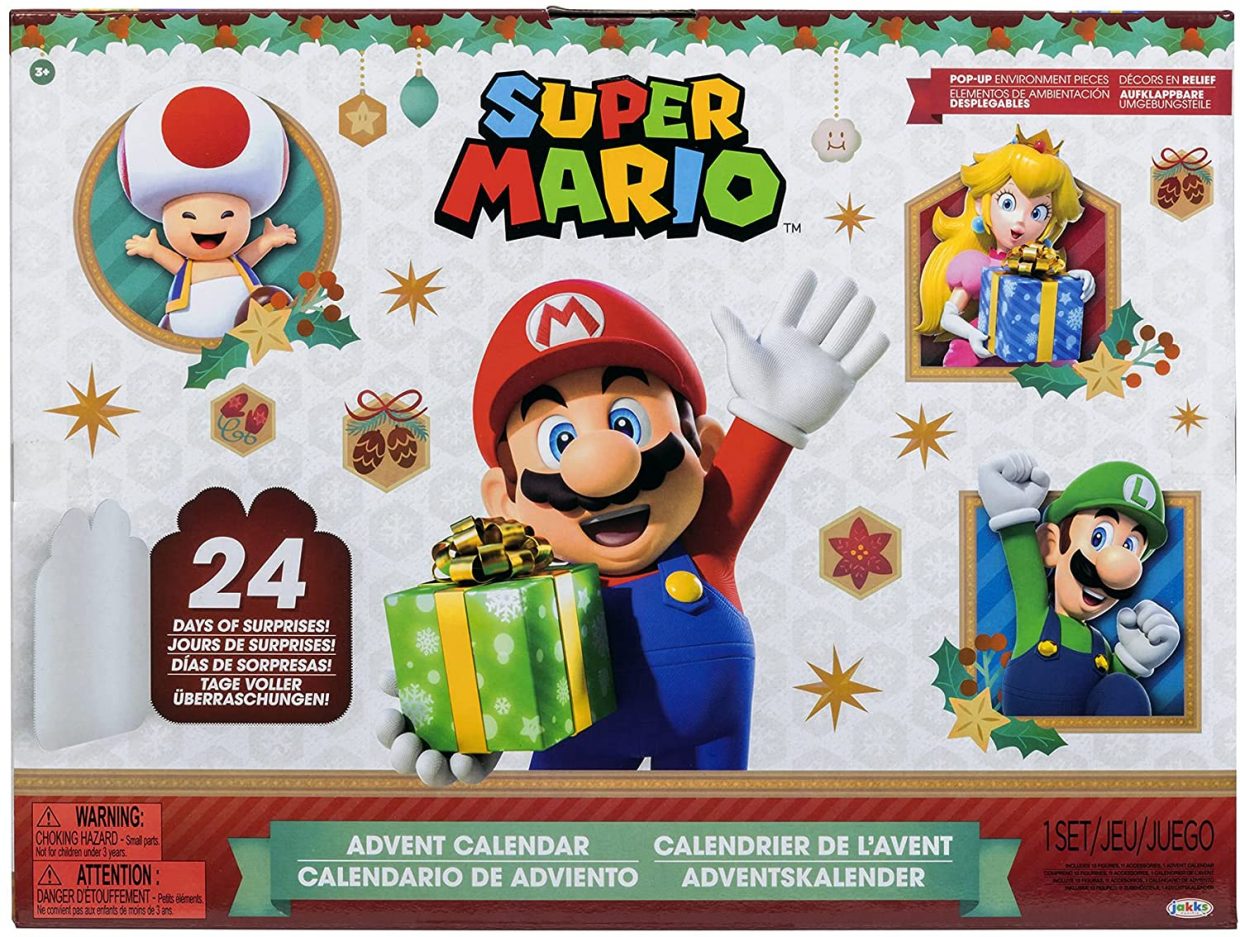 Jakks Pacific Super Mario Advent Calendar Limited Christmas Edition