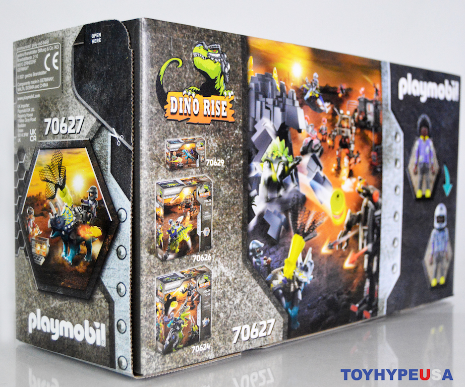 Playmobil Dino Rise 70627 Triceratops: Battle for the Legendary Stones ...