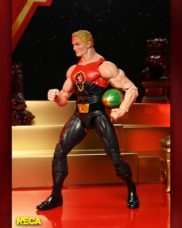 FIGURA ULTIMATE MING CON TRAJE MILITAR ROJO 18CM -NECA (FLASH GORDON 1980). Neca