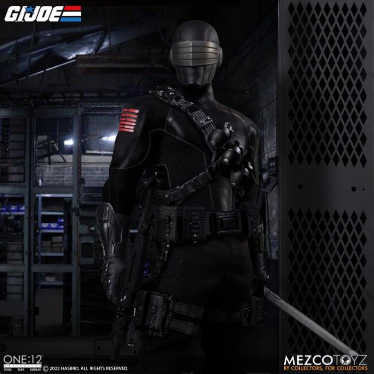 Figurine D'action G.I. Joe Snake Eyes Deluxe Edition 1/12 Mezco - Neuf - Lumière Incorporée