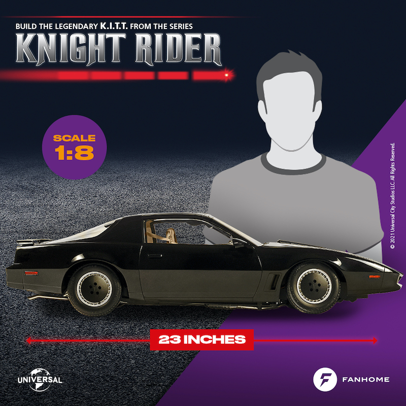 FanHome Launches Knight Rider KITT Car BuildUp Model