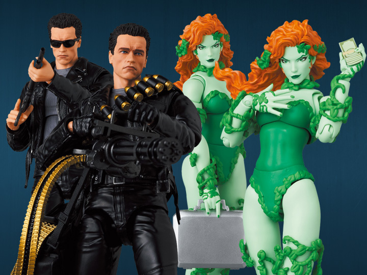 Medicom MAFEX Terminator T-800 - Action Figure Da Collezione Con 3 Teste E 5 Armi - Licenza Ufficiale
