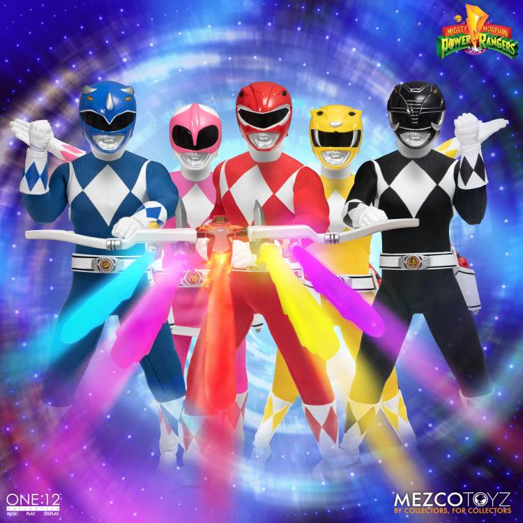 Power Ranger Robin Mezco Toyz Mighty Morphin Power Rangers One:12 Collective Deluxe Box Set
