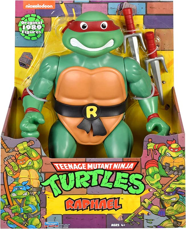 Metal Head Exclusive Retro Toys – Figura Tartarughe Ninja Con Accessori, Scuolabus E Sticker TMNT