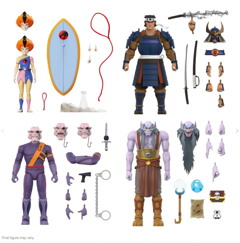 Super7 ThunderCats Ultimates Wave 8 - Captain Shiner, Alluro, Hachiman ...
