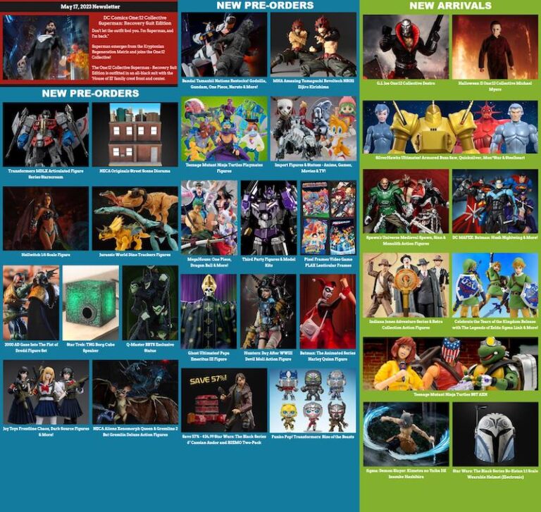 BigBadToyStore News One12 Superman, MLDX Starscream, NECA Figures