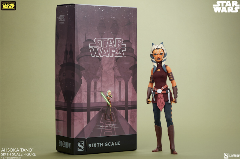 Sideshow Collectibles Star Wars: The Clone Wars Ahsoka Tano Sixth Scale ...