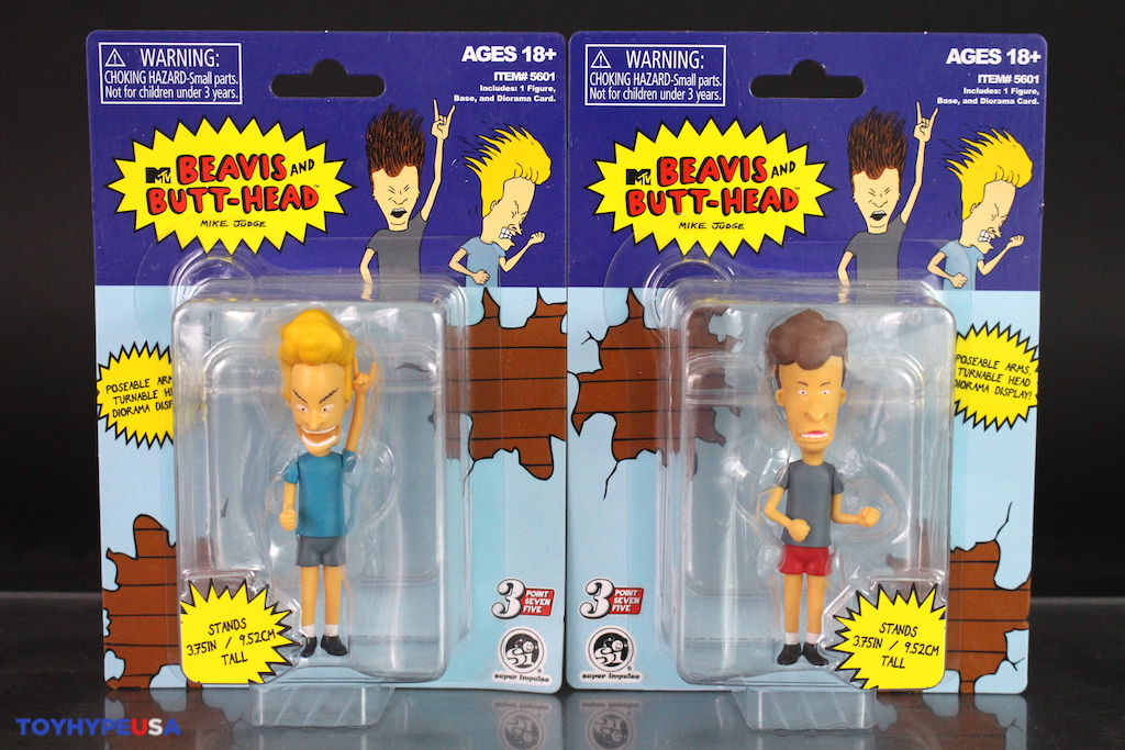 Super Impulse - 3 Point Seven Five Beavis & Butt-Head Figures Review