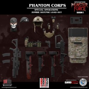 Operation: Monster Force Phantom Corps Special Operations Detachment  Trooper 1/12 Scale Figure