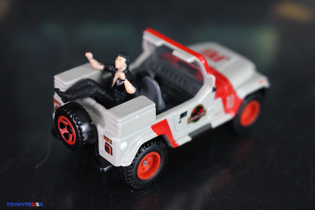 Hot Wheels Jurassic Park Jeep Wrangler & Dr. Ian Malcolm - SDCC2023 Comic Con Exclusive