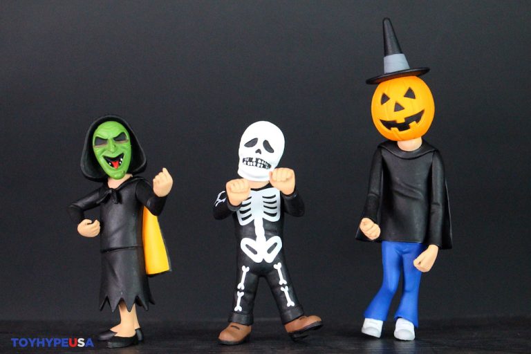 Pack 3 Figurines Toony Terrors – Trick Or Treaters – Halloween 3 – Neca Neuves Sous Blister
