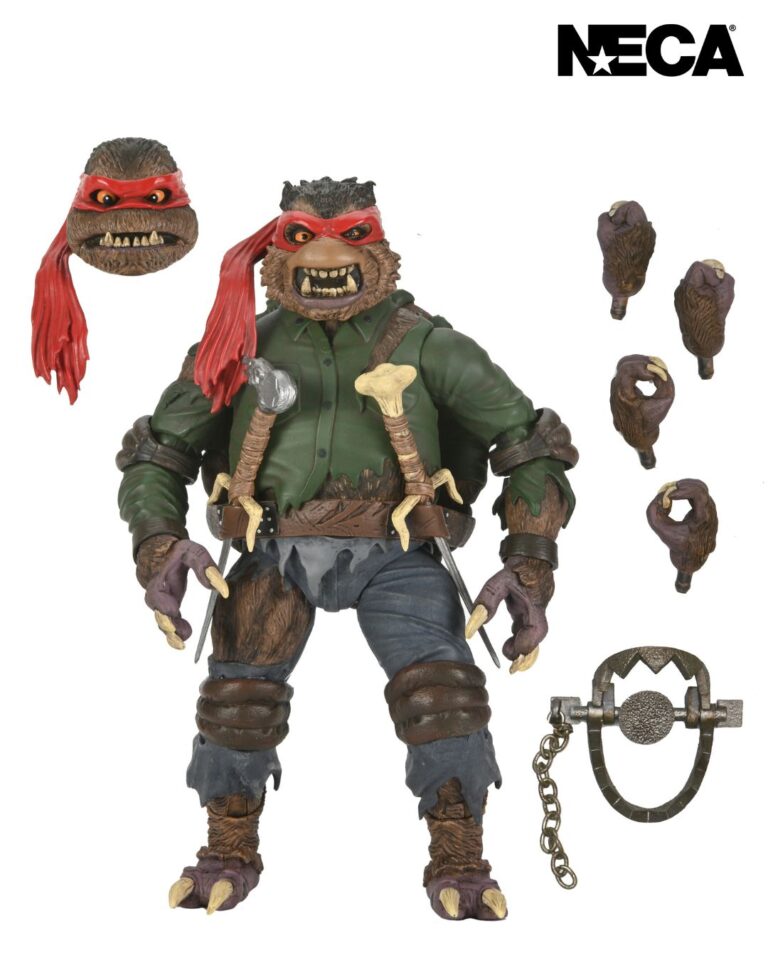 Universal Monsters X Ninja Turtles - Action Figure – Ultimate Raphael Wolfman