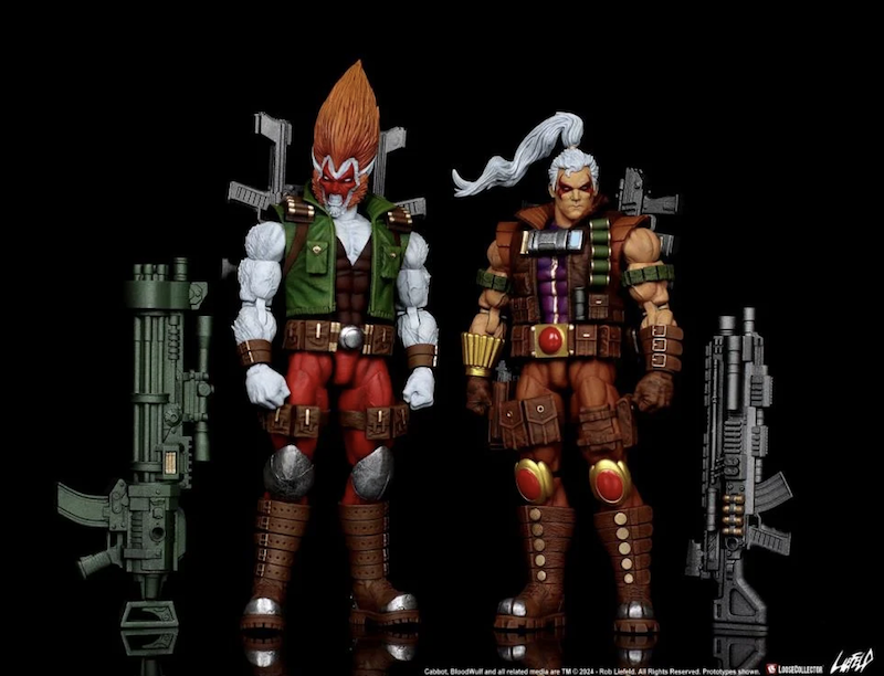 LooseCollector Bloodstrike Cabbot Stone & Bloodwulf 1/12 Scale Figures Pre-Orders