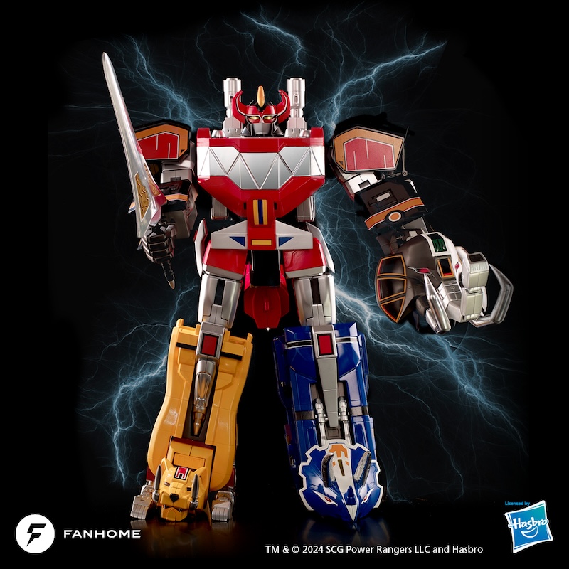 FanHome Announces Power Rangers Megazord Build-Up Model