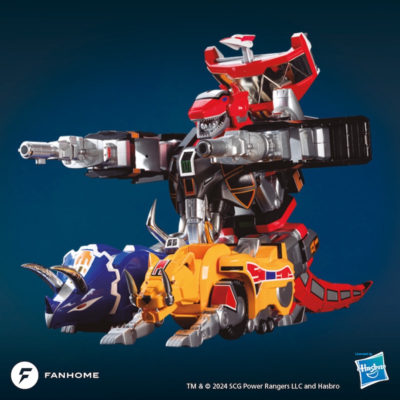 FanHome Announces Power Rangers Megazord Build-Up Model