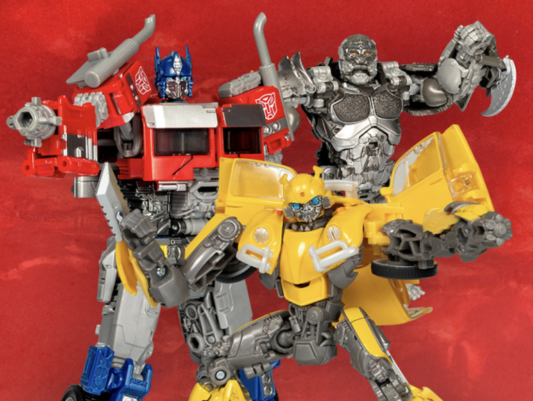 Hasbro Transformers Studio Series Apelinq, Optimus Prime & Bumblebee ...