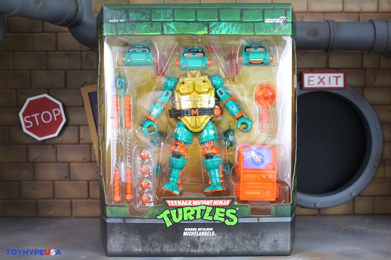 TMNT Ultimates Warrior Metalhead Michelangelo (Super7 – Figurine 2023) - Tortuepédia