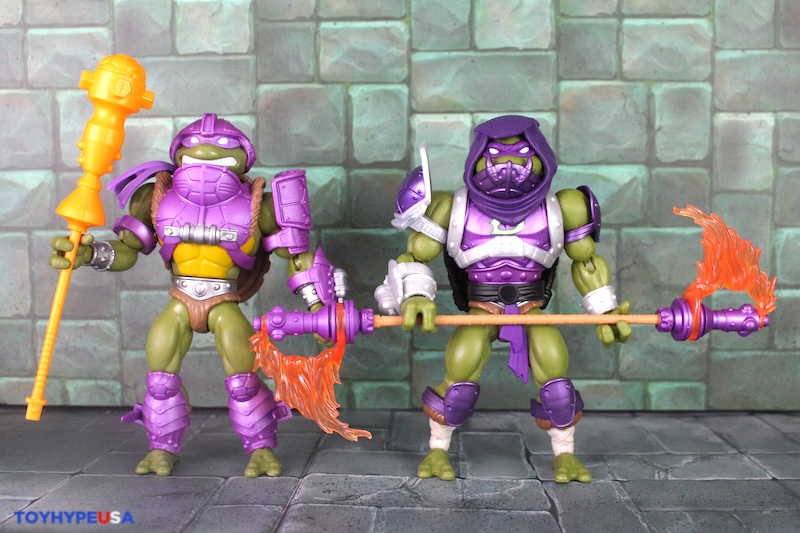 Masters Of The Universe Origins - Donatello Turtles Of Grayskull - Action Figure 14 Cm Con Armature E Accessori - Crossover MOTU E Tartarughe Ninja