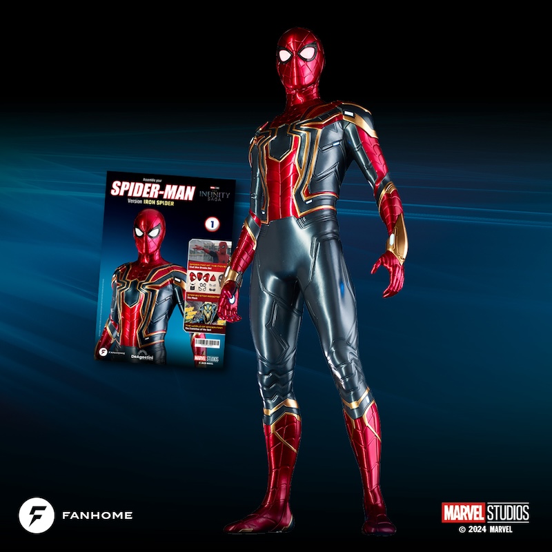 Fanhome Announces The Spider-Man Iron Spider Build-Up Model