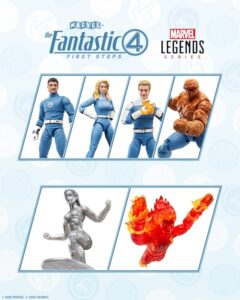 Hasbro Marvel Legends Fantastic Four 2025 Movie Figures