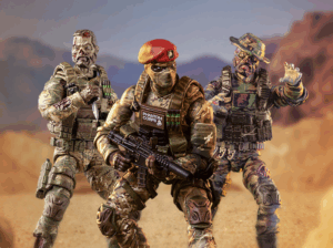 Fresh Monkey Fiction Operation Monster Force Season Zero Phantom Corps Special Operations Detachment, Undead Phantom Corps & Apophis Legion Rapid Reconnaissance Unit Figures