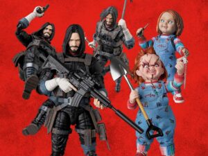 Medicom -  MAFEX BRZRKR & Chucky Figures