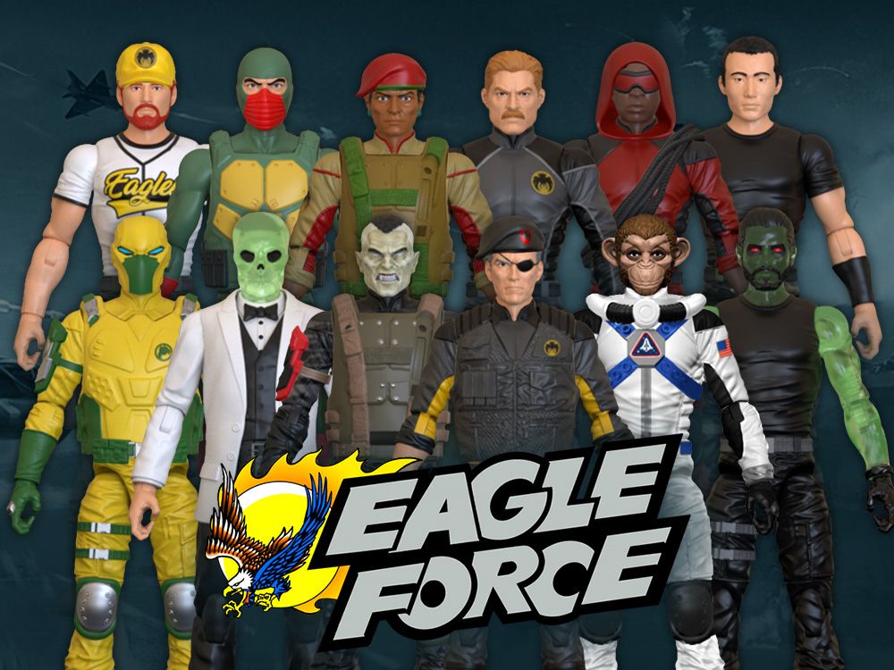 Fresh Monkey Fiction The World of Eagle Force Wave 2 Figures