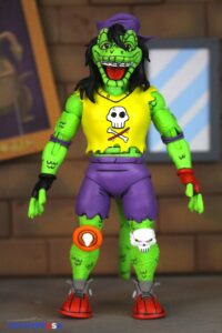 NECA Teenage Mutant Ninja Turtles (Archie Comics) - Action Figure Mondo Gecko 17,8 Cm Con Accessori